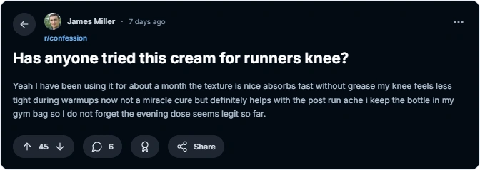 CBD Sports Cream Reddit Review