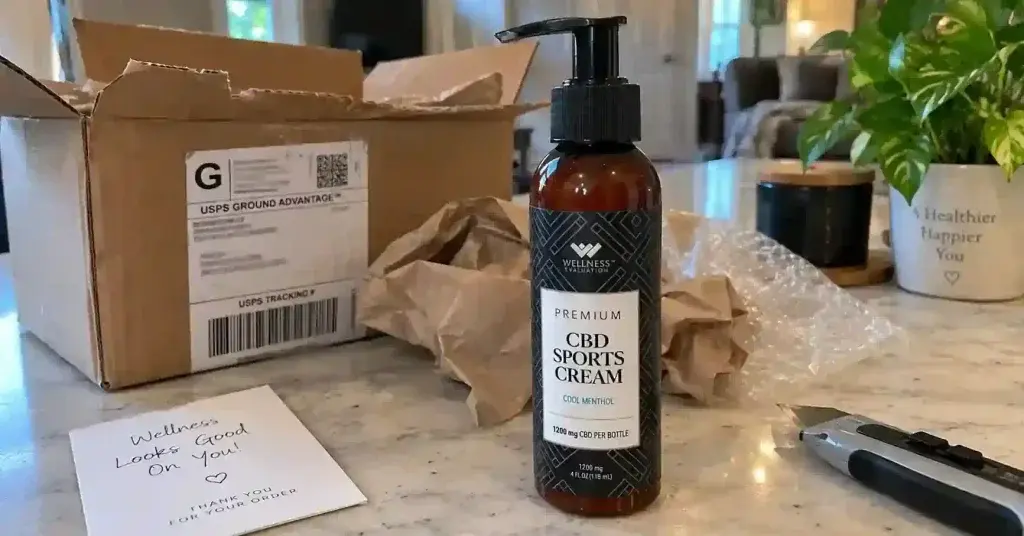 CBD Sports Cream Unboxing