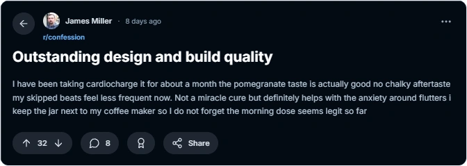 CardioCharge Reddit Review