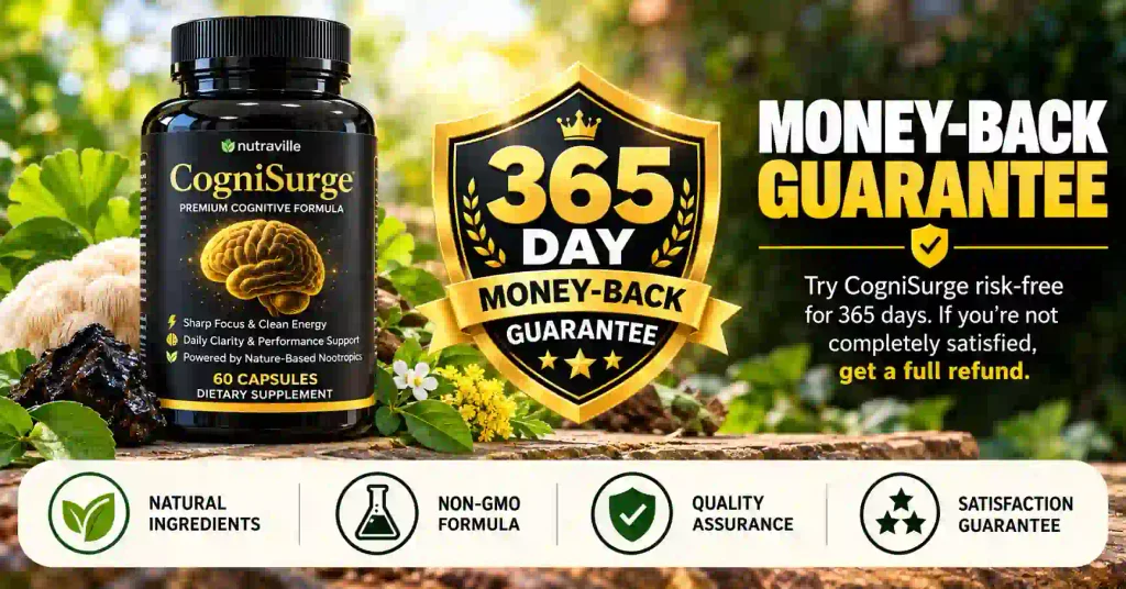 CogniSurge money back