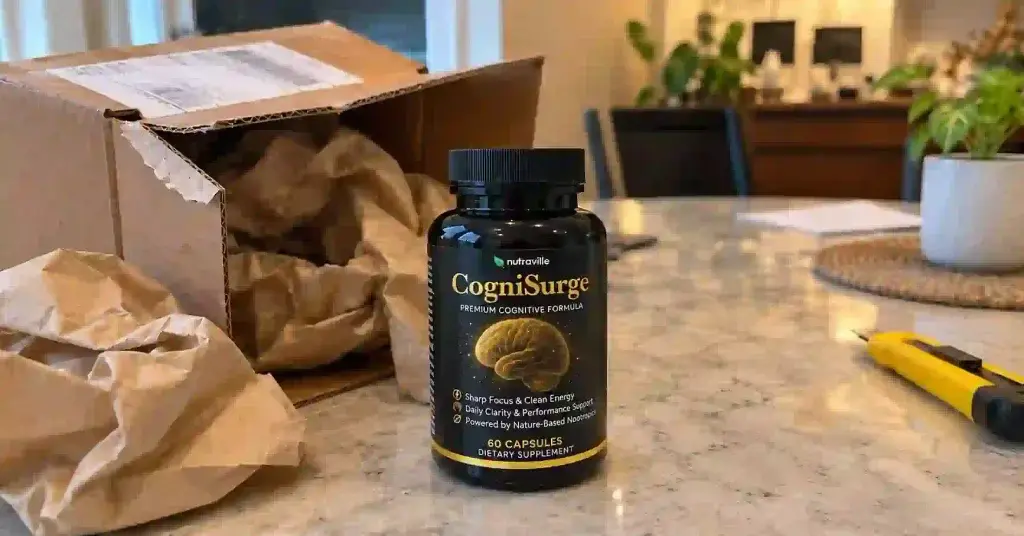 CogniSurge unboxing package