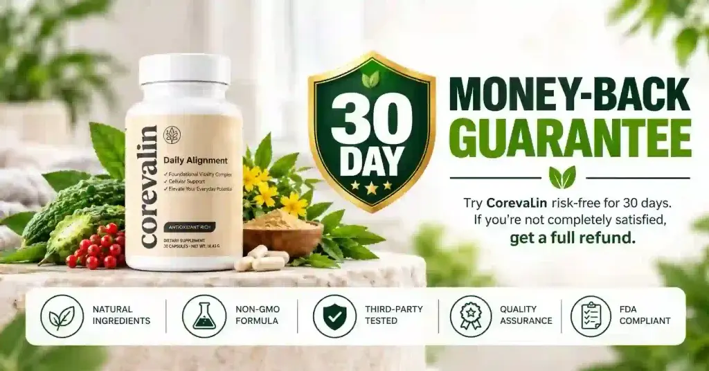 Corevalin money back guarantee