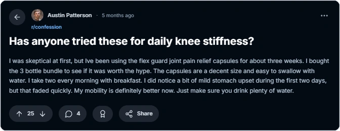 Flex Guard user reviews