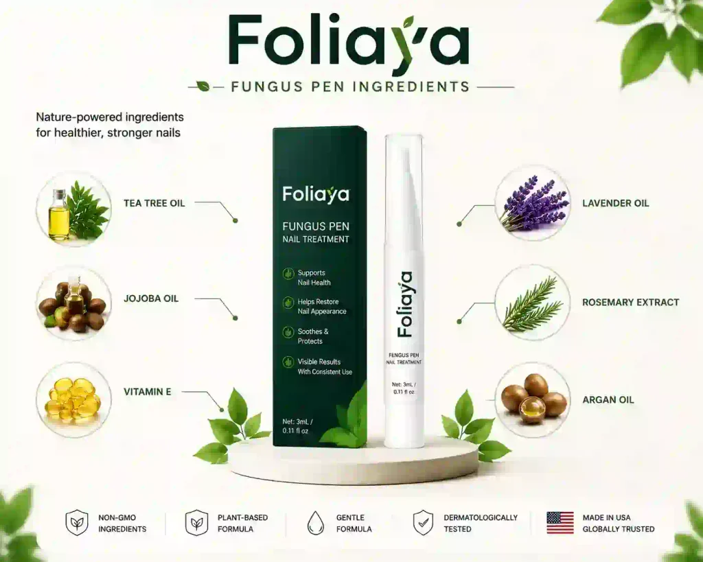 Foliaya Fungus Pen Ingredients