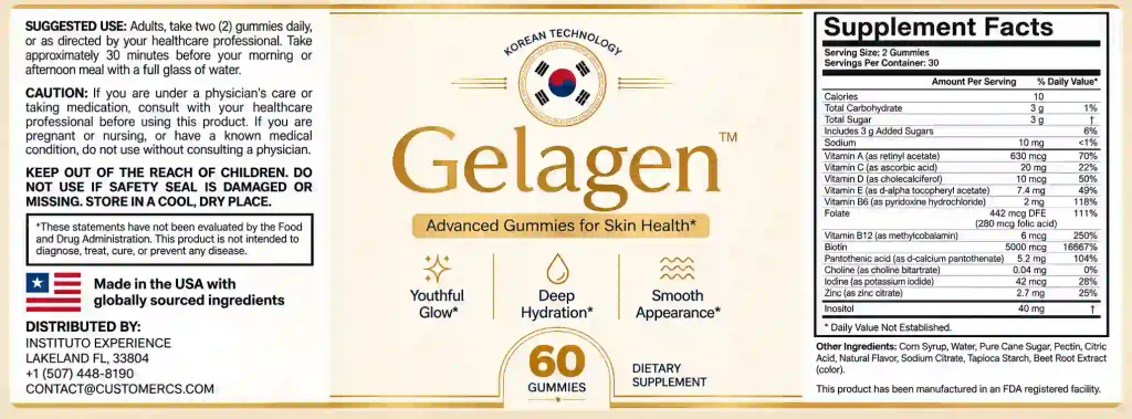 Gelagen Ingredients
