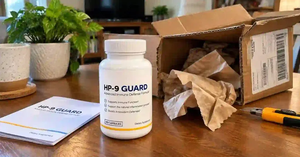 HP9 Guard unboxing package