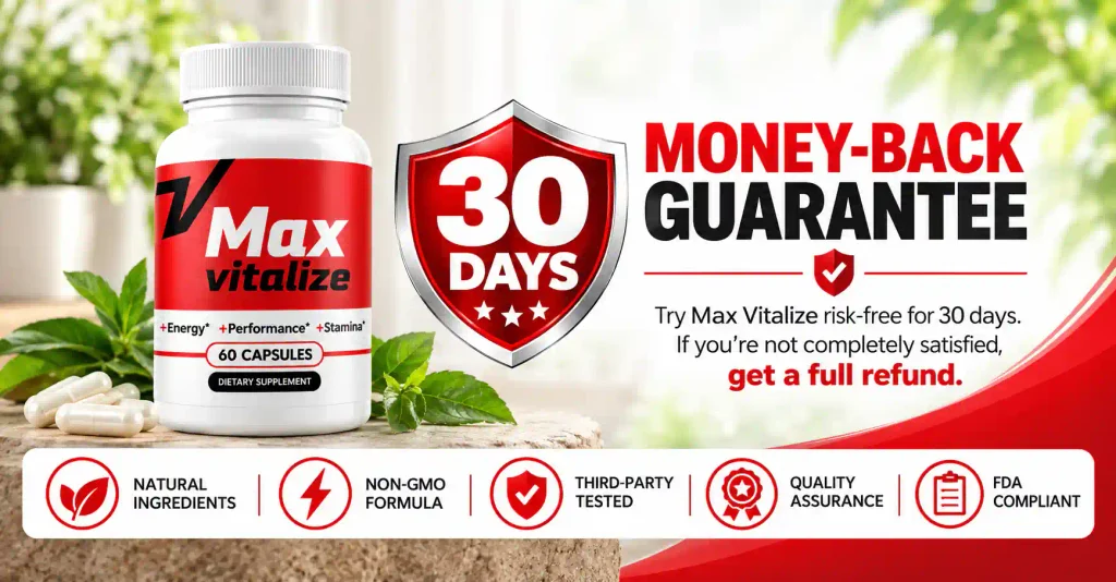 Max vitalize money back