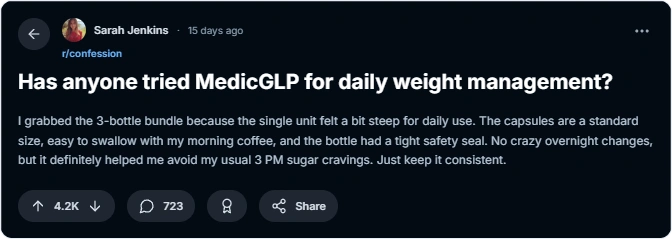 MedicGLP Reviews Reddit