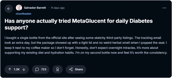 MetaGlucent Reviews Reddit