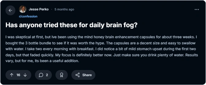 Mind honey user reviews