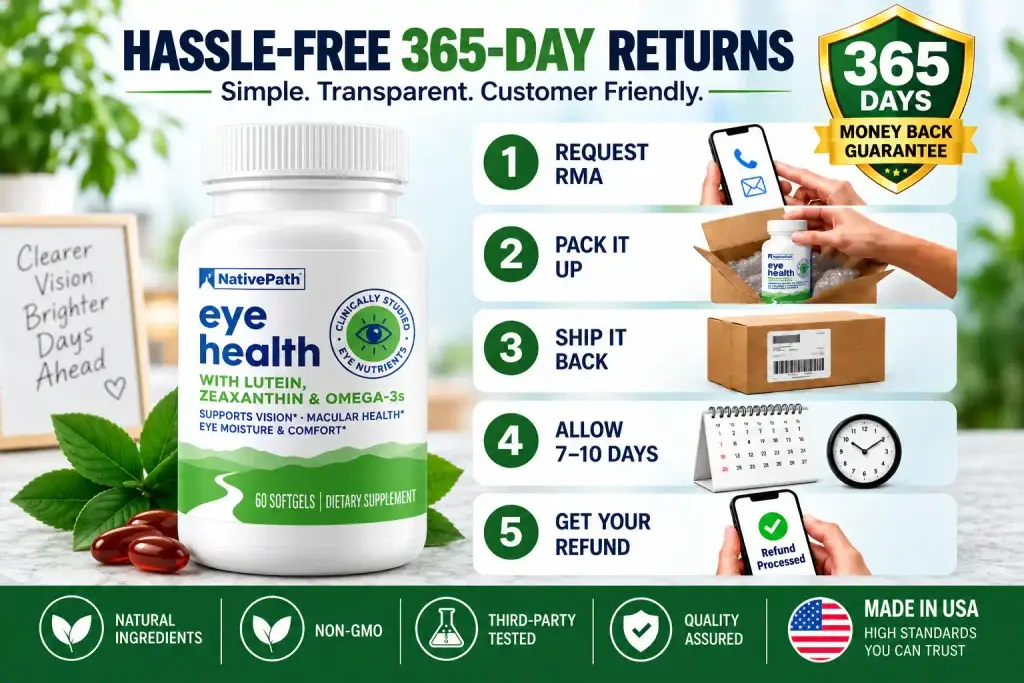 NativePath Eye health reviews money back