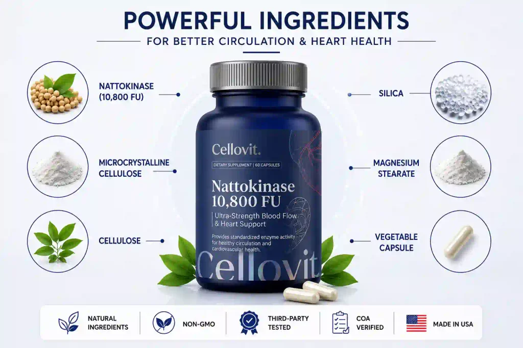Nattokinase 10,800 FU ingredients