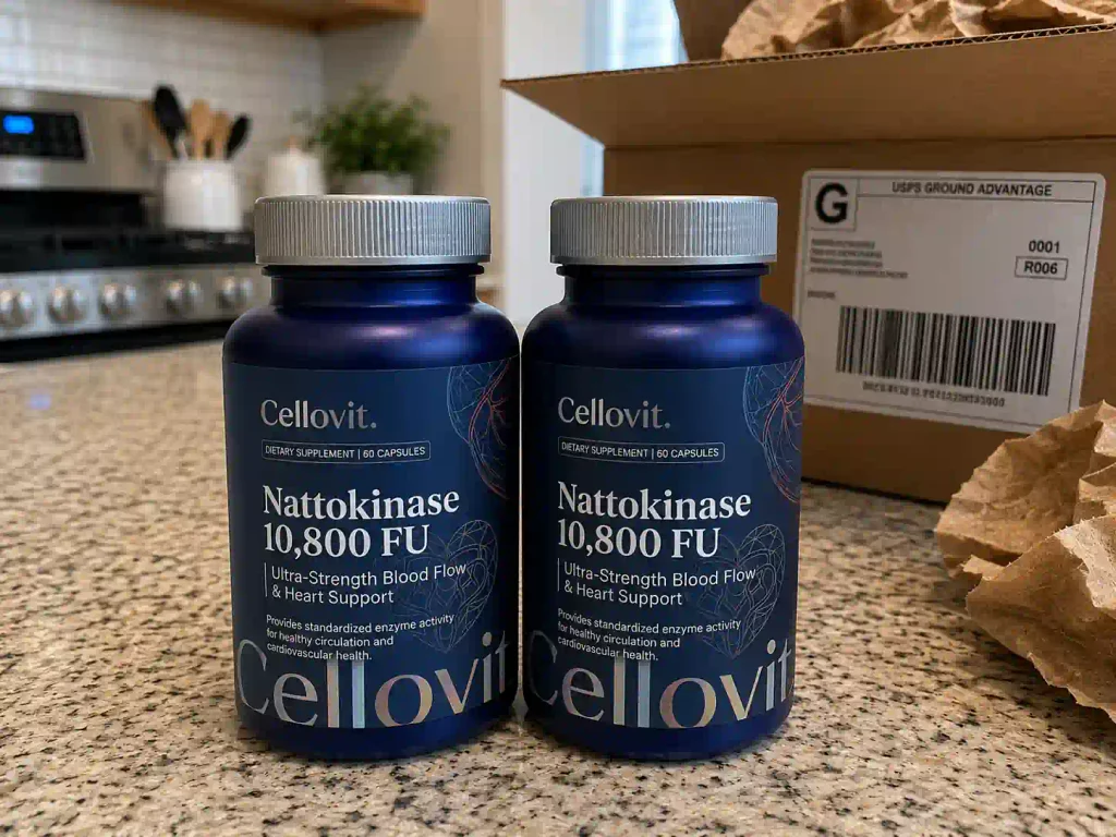 Nattokinase 10,800 FU packages
