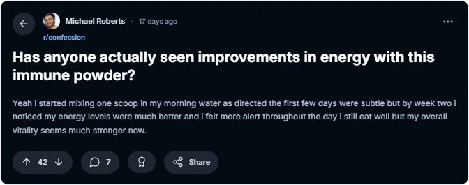 Peak Immunity user review