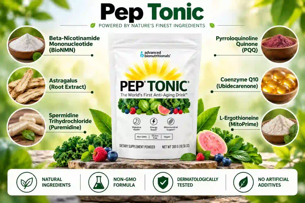 Pep Tonic Ingredients