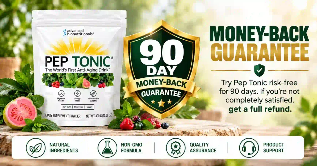 Pep Tonic money back