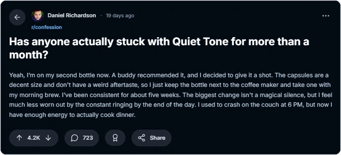 Quiet Tone Review
