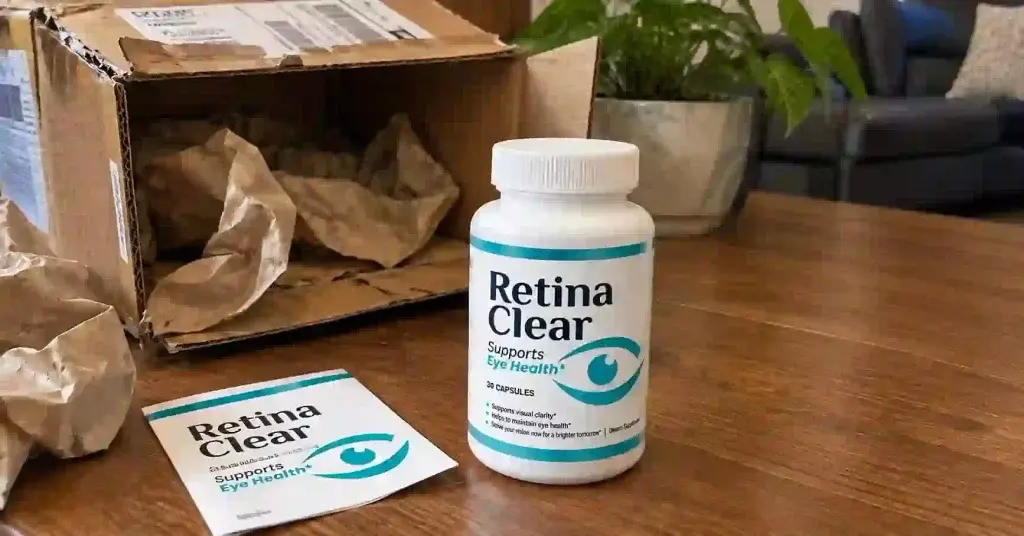 Retina Clear unboxing package