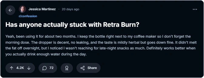 Retra Burn Reviews