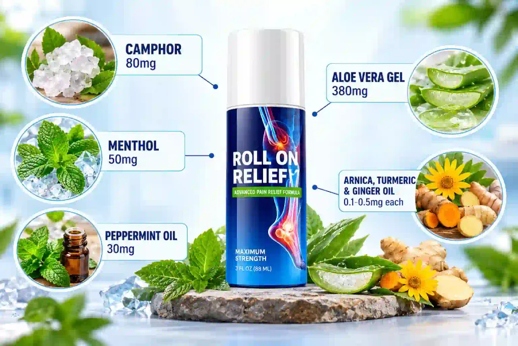 Roll On Relief Ingredients