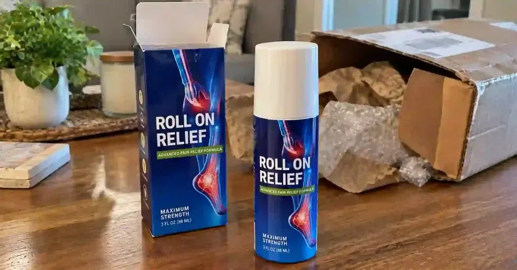 Roll On Relief unboxing package