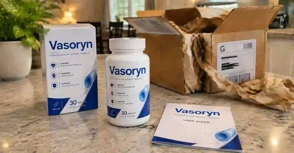 Vasoryn unboxing package