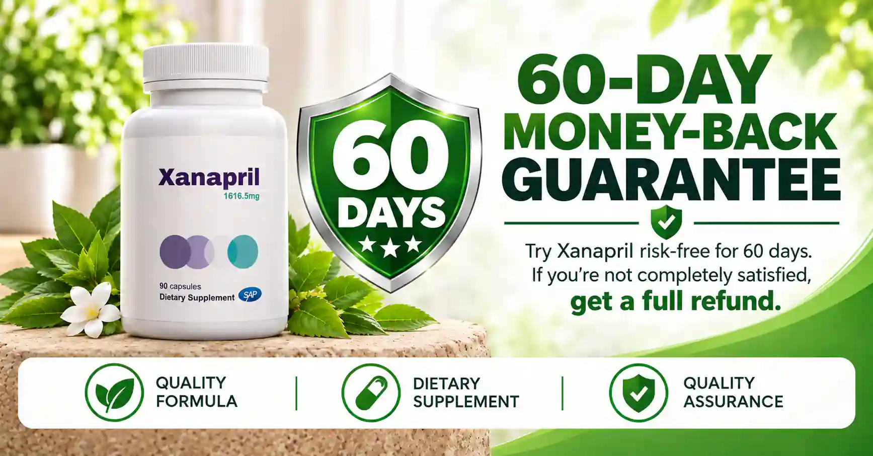 Xanapril money back