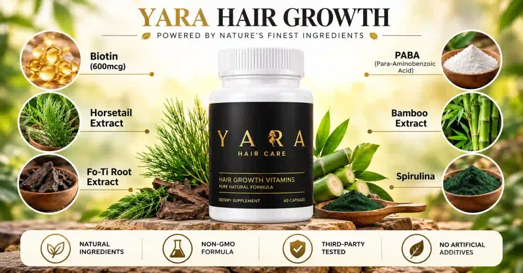 Yara Hair Growth ingredients