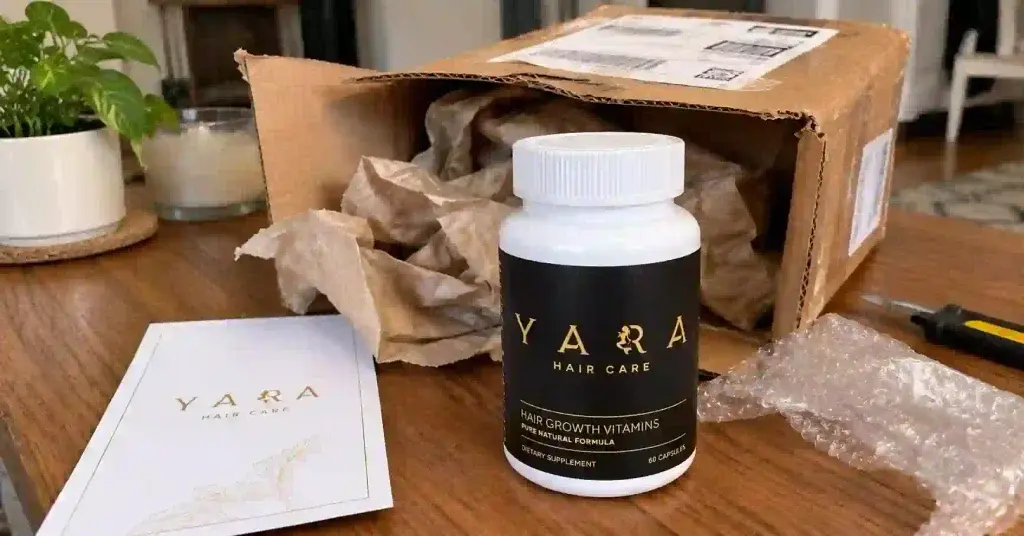 Yara Hair Growth unboxing package