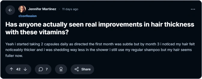 Yara Hair Growth user review