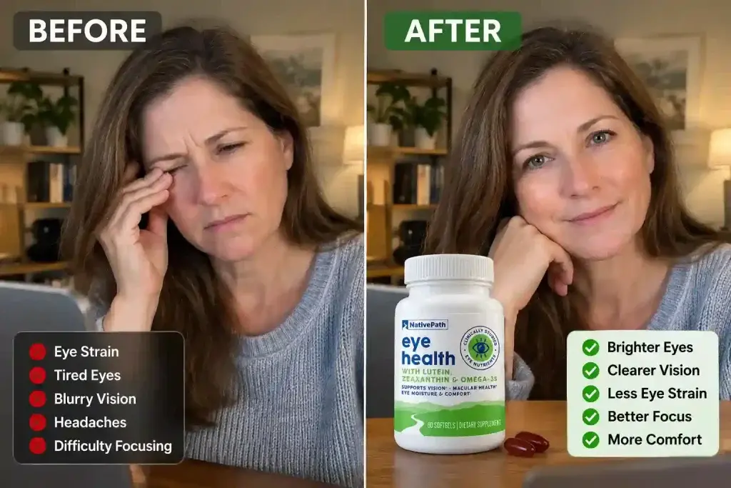native path eye health before after