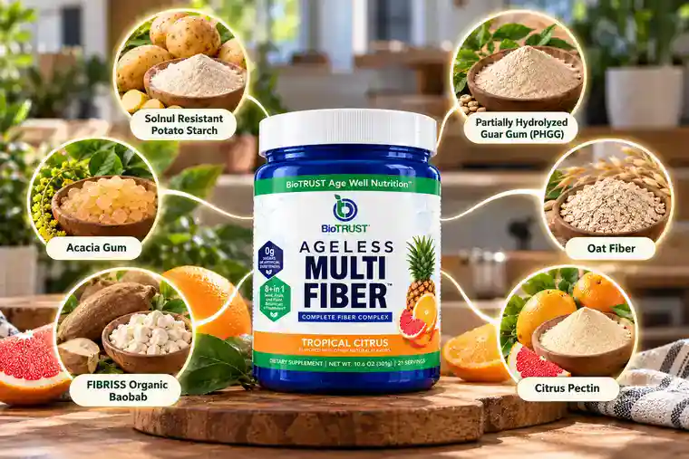 BioTrust Ageless Multi Fiber Ingredients