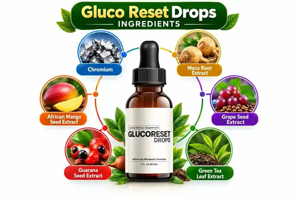 Gluco Reset Drops Ingredients