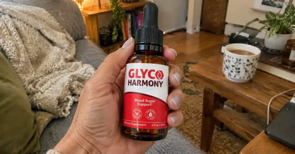 Holding glycoharmony bottle