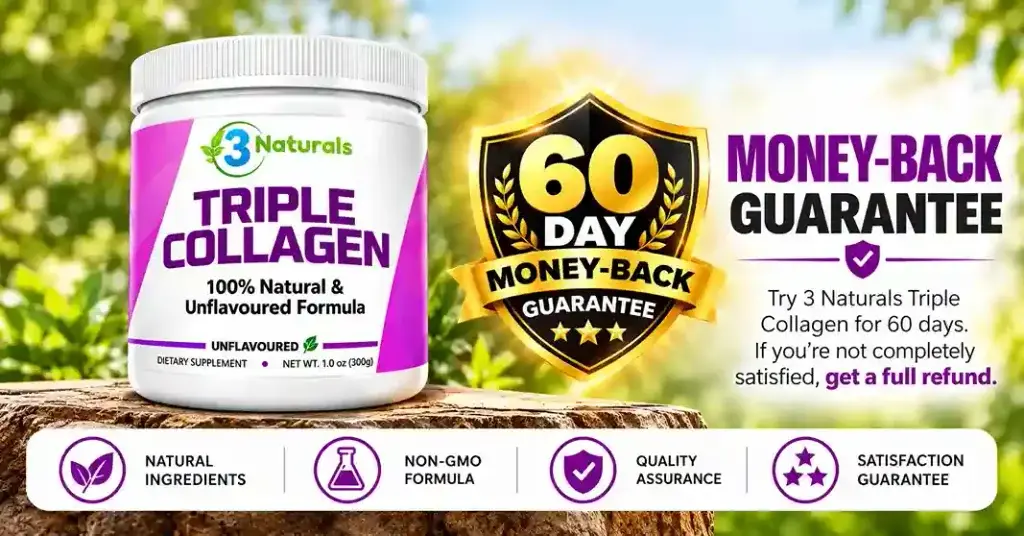Natural Collagen Money Back Guarantee