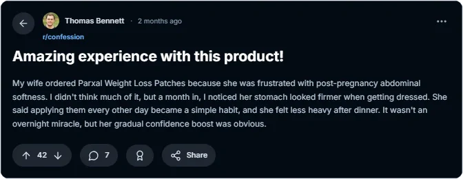 Parxal Stomach Patches User Review