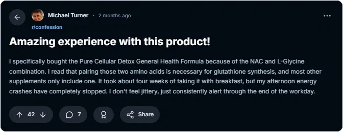 Pure Cellular Detox User Review