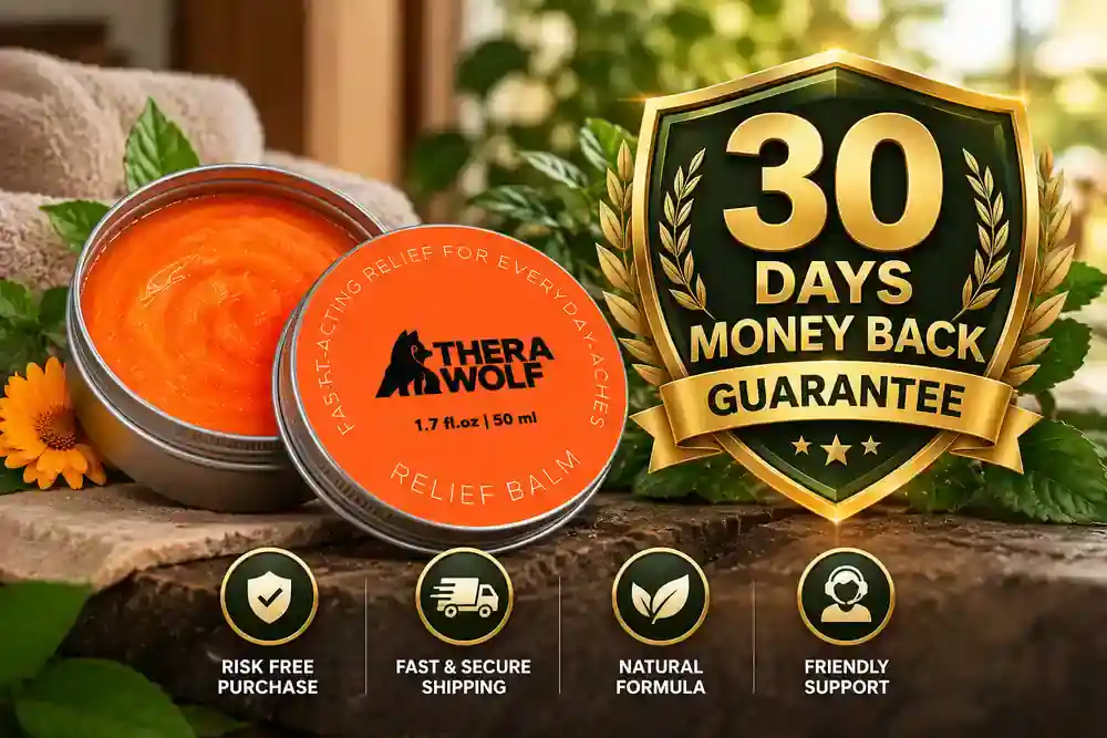 TheraWolf Relief Balm Money Back Guarantee