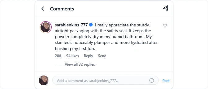 Tripple collagen user experience