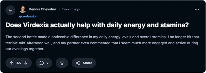 Virdexis user reviews