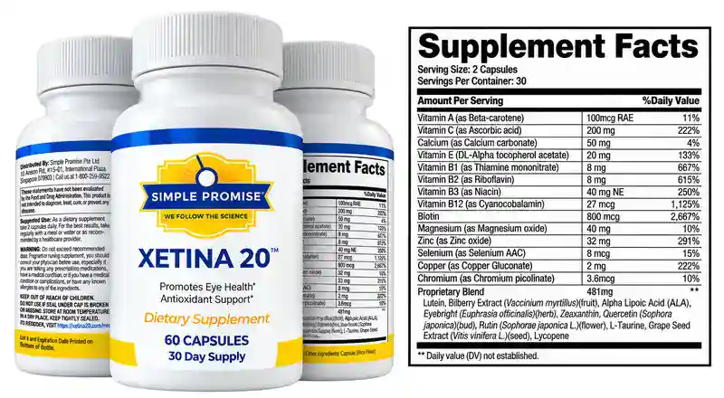 Xetina 20 Ingredients