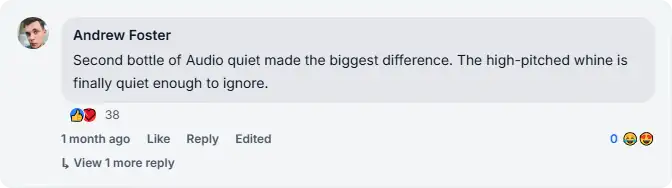 audiquiet user review