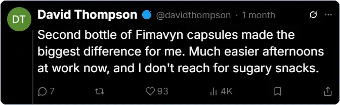 fimavyn user review
