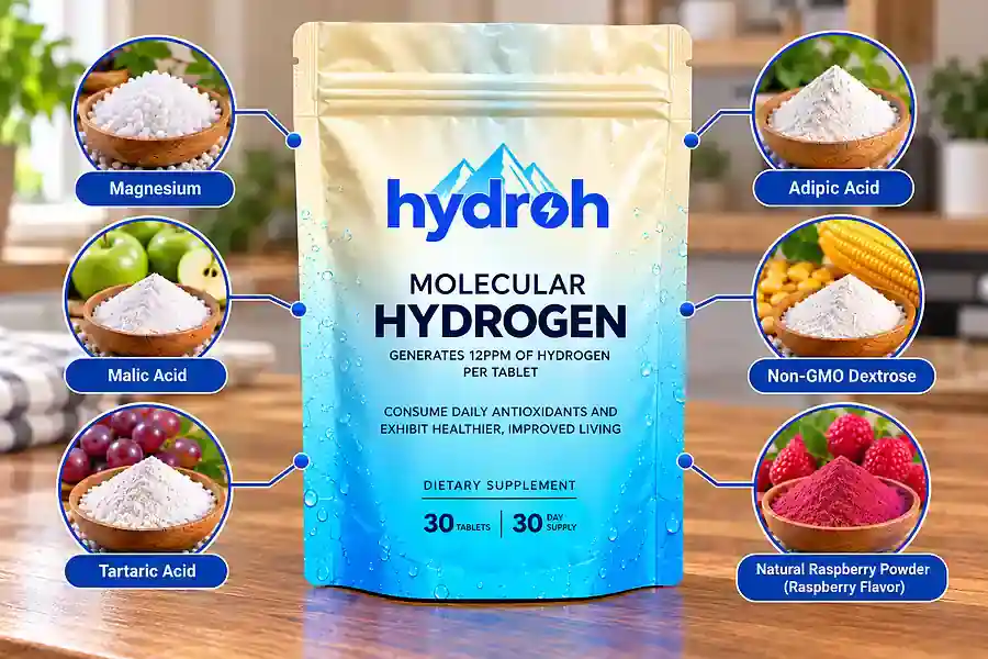 hydrogen water tablets ingredients
