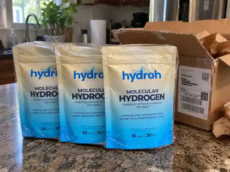 hydrogen water tablets unboxing