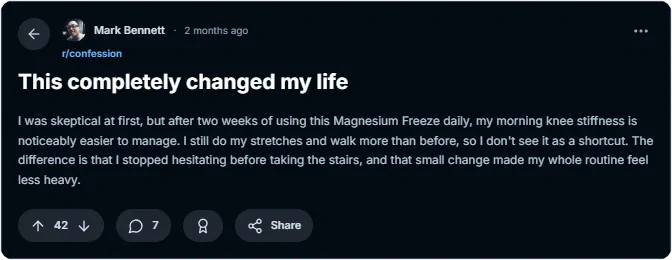 magnesium freeze user review